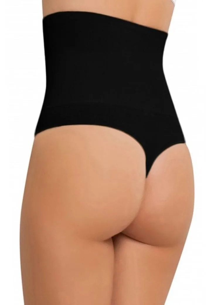 Burtieră Modelatoare ,Engros, Chilot tanga, Negru — Görsel 2