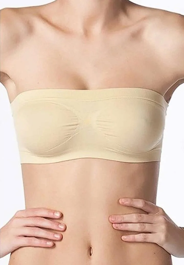 Bustieră modelatoare fără bretele , Engros, Bej — Imaginea 1