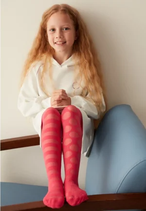 Dres fetițe Penti Young „Lolipop”, 30 den- mat coral Engros