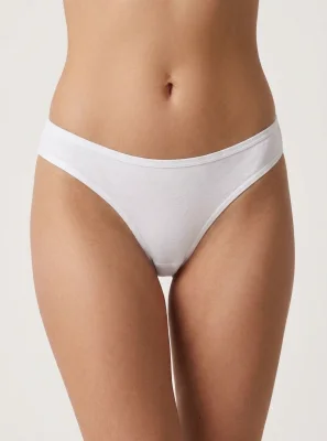 Chiloti Dama, Tanga ,Culoare Alb , Engros