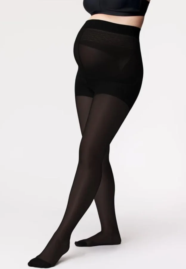 Penti Dres Engros, COTTON GRAVIDE'' 90 DEN, Negru