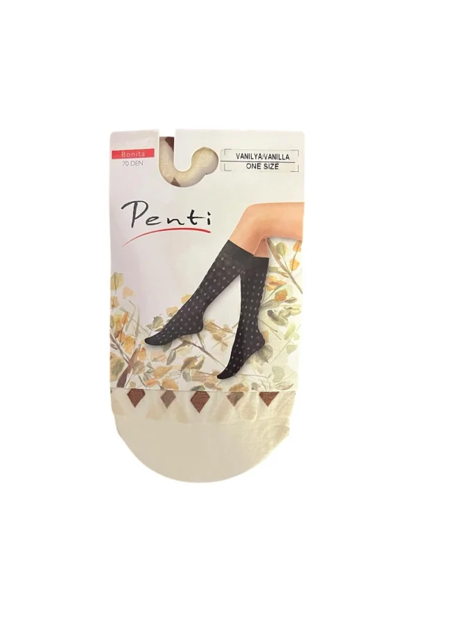 Șosete Penti ,,Bonita "70 DEN, aproape de genunchi, Vanilla,Engros