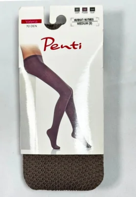 Dres damă Penti 70 DEN ,,Valeria''- cu model, Culoare Nucșoară ,Engros