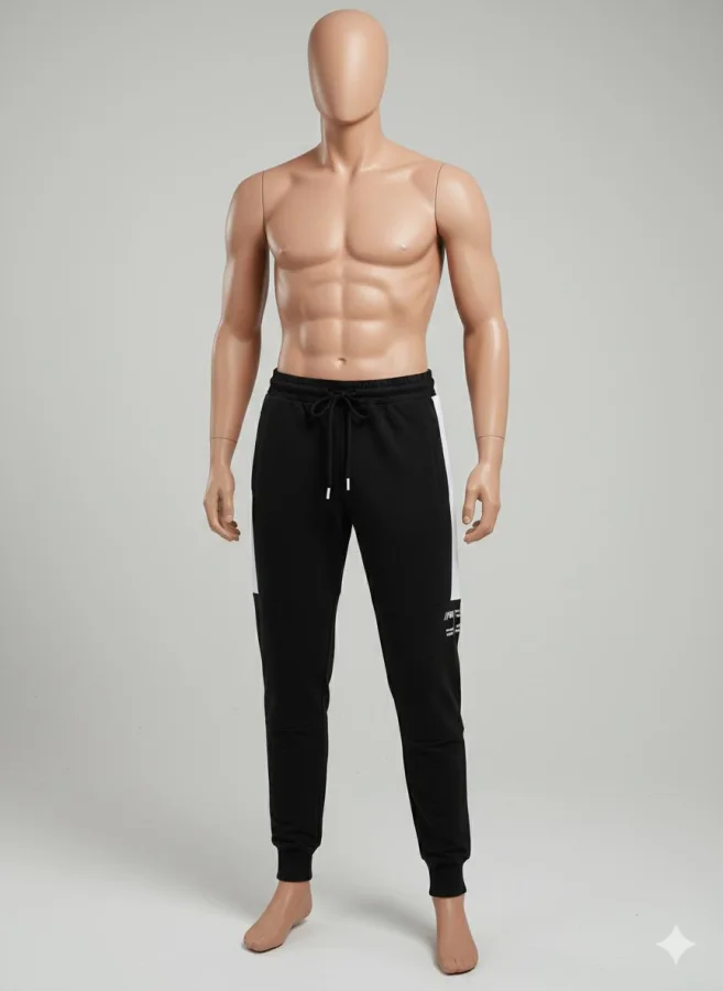 Pantaloni de sport barbat ,culoare negru,Engros