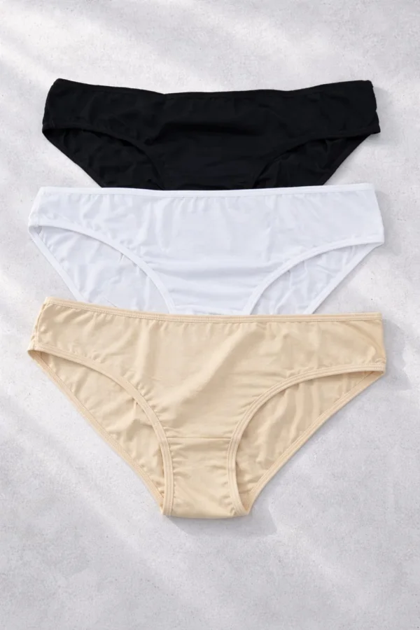 Chilot dama clasic, Set 3 Bucăți,Culoare diversificata, Engros