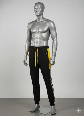 Pantaloni de sport barbat ,culoare negru ,Engros
