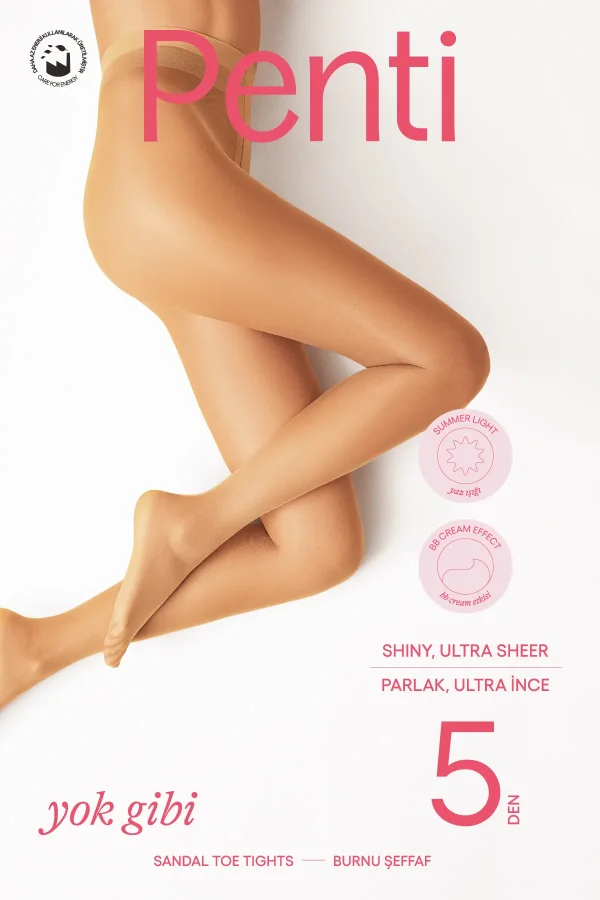 Penti Dres ,Yok Gibi 5 Den, BB Cream Effect,Fin, Lucios,Culoare Bronz,Engros