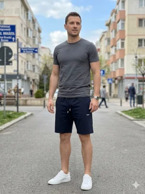 Pantaloni Scurți Bărbați,culoare Bleumarin , Engros