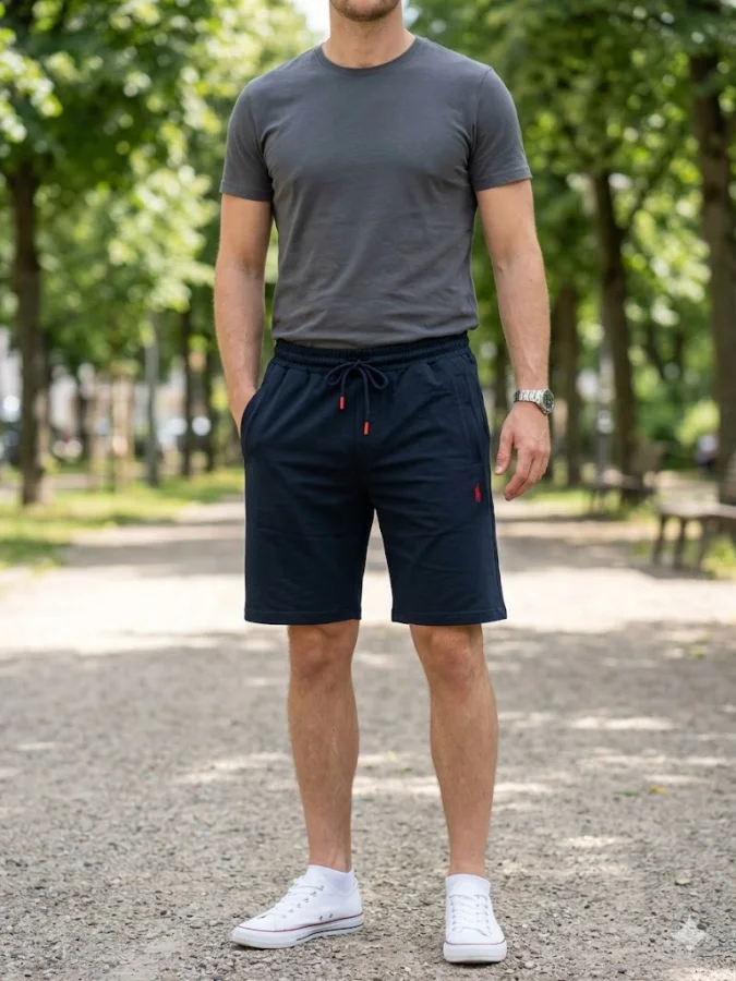 Pantaloni Scurți Bărbați,culoare Bleumarin, Engros