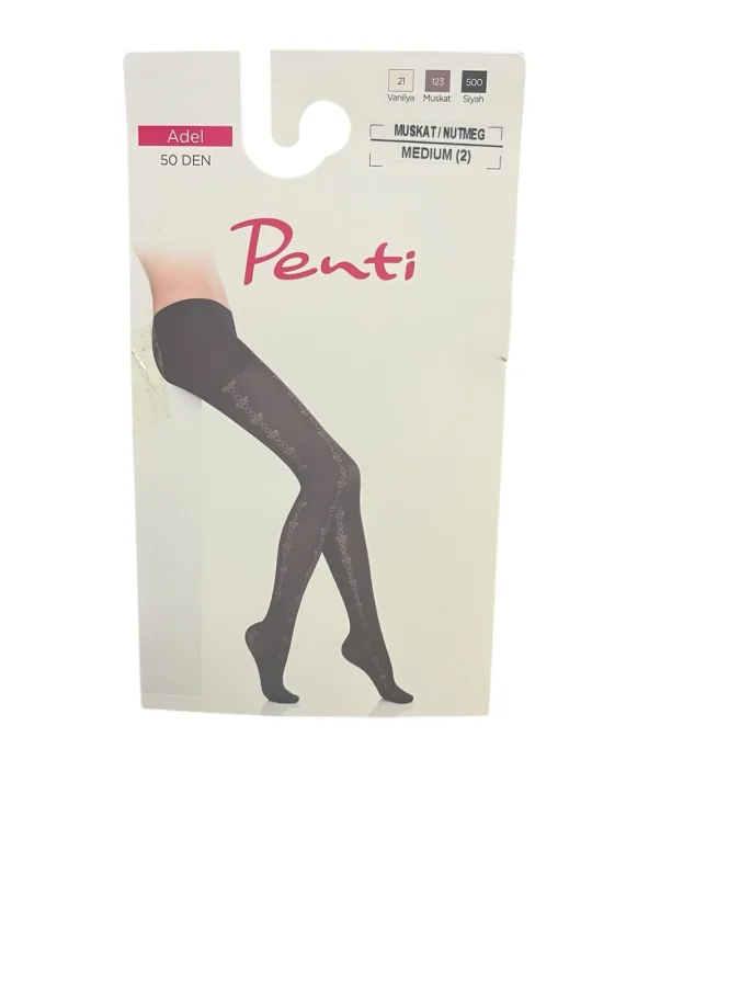Dres dama penti "Adel",50 den ,Culoare nucsoara, Engros