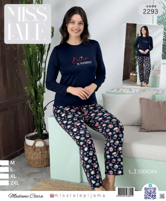Pijama dama din lisbon, " BELIVE IN YOURSELF ",Culoare negru,En-gros