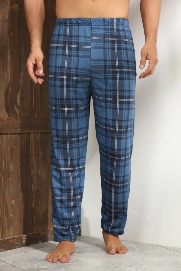 Pantaloni de Pijama ,Barbati,Culoare Albastru ,Engros