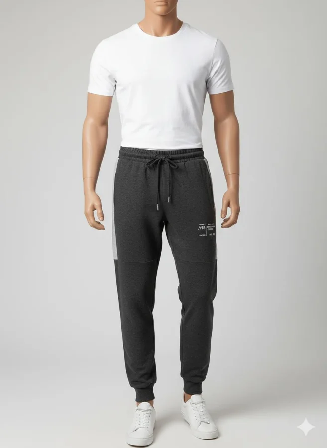 Pantaloni de sport barbat ,culoare gri inchis,Engros