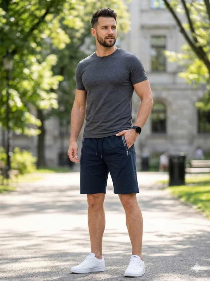 Pantaloni Scurți Bărbați,culoare Bleumarin, Engros