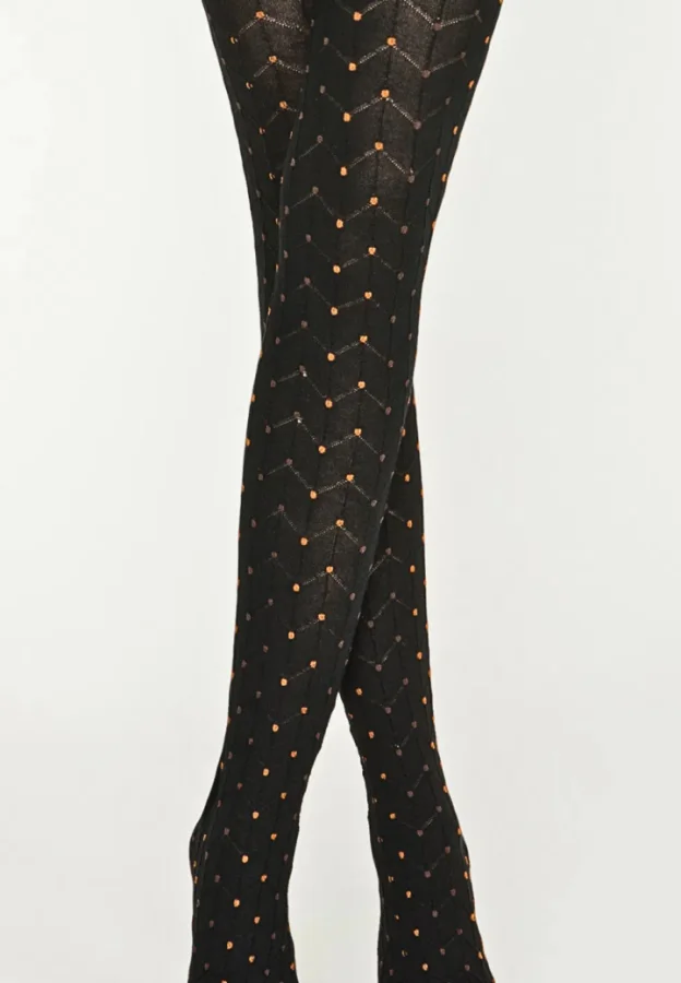 Dres dama Penti ,,Elegance'' bumbac- mat și opac, culoare negru Engros
