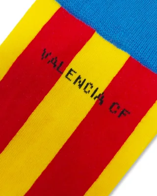 Șosete Bărbătești Organice Fără Cusătură, culoare albastre ,inscripționat „Valencia CF”, Engros