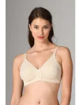 Sutien NBB damă minimizer fără armătură, din bumbac, Bej, Engros