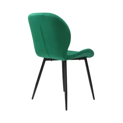 Scaun Verde din Catifea Babyface,Engros