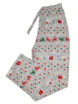 Pantaloni pijama dama Craciun,Culoare Gri ,Engros
