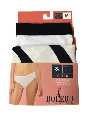 Chilot dama clasic, Set 3 Bucăți,Culoare diversificata, Engros