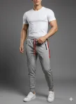 Pantaloni de sport barbat ,culoare gri ,Engros