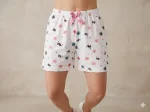Pantalon scurt dama Serena,culoare alb ,Engros