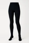 Dres Penti „Perla” 180 DEN- Bumbac, imprimeu croșetat,Culoare Negru,Engros