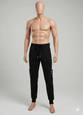 Pantaloni de sport barbat ,culoare negru,Engros