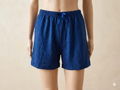 Pantalon scurt dama Serena,culoare bleumarin,Engros