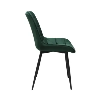 Scaun din Catifea Babyface, Verde Închis ,Engros