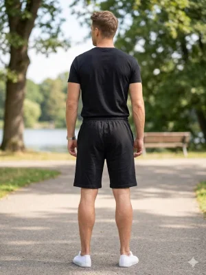 Pantaloni Scurți Bărbați,culoare Negru, Engros