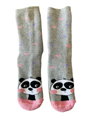 Sosete copii,Interior tip prosop,imprimeu Panda ,Engros