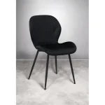 Scaun Negru– Catifea Babyface,Engros