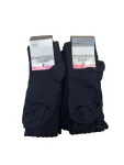 Set de 3 Perechi de Sosete Fetite 3/4 .Culoare Bleumarin,Engros