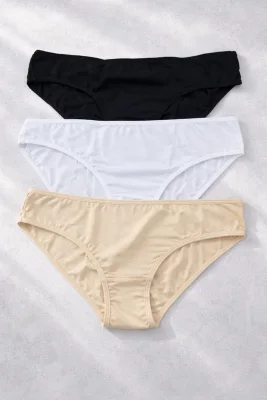 Chilot dama clasic, Set 3 Bucăți,Culoare diversificata, Engros