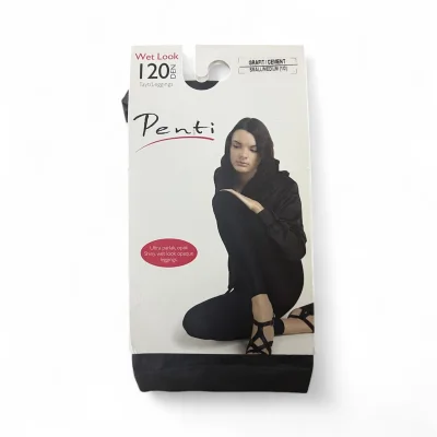 Colanți Penti 120 DEN ,, Wet Look", opaci, mat, Culoare Gri ,Engros