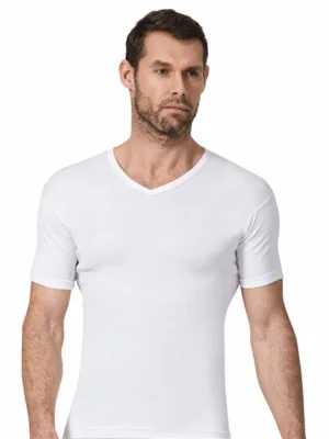 Tricou Barbati Basic ,Culoare Alb,Engros
