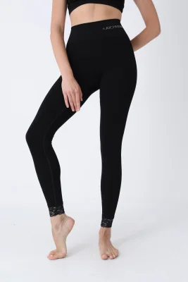 Colant Dama Modelator Lung Cu Dantela,Culoare Negru ,Engros