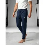 Pantalon Bărbați Trening cu Manșetă,Bleumarin,Engros