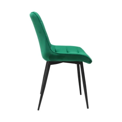 Scaun din Catifea Babyface,Verde ,Engros