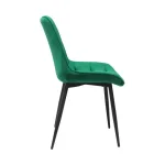 Scaun din Catifea Babyface,Verde ,Engros
