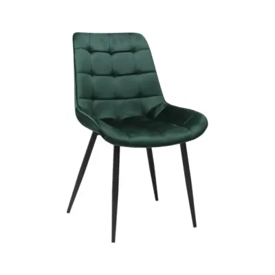 Scaun din Catifea Babyface, Verde Închis ,Engros