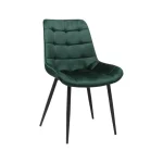 Scaun din Catifea Babyface, Verde Închis ,Engros