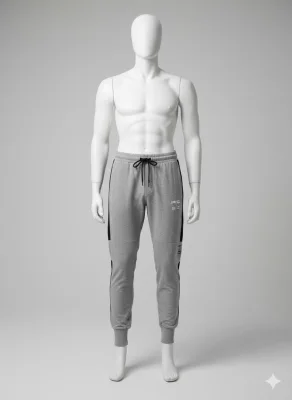 Pantaloni de sport barbat ,culoare gri ,Engros