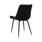 Scaun din Catifea Babyface,Negru,Engros