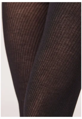 Dres Penti Lovely 50 DEN ,,Doris'' – Model Raiat, culoare negru Engros