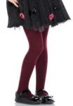 Dres penti copii ,micro 40 den, mat, opac, visiniu Engros