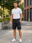 Pantaloni Scurți Bărbați,culoare Negru, Engros