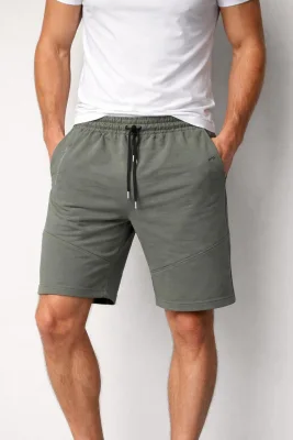 Pantaloni Scurți Bărbați,culoare Kaki , Engros