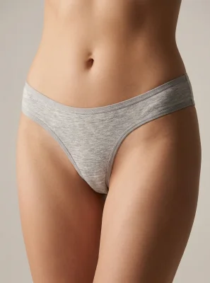 Chiloti Dama, Tanga ,Culoare Gri, Engros